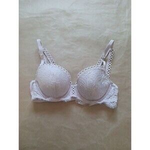 Victoria's Secret Dream Angels Lined Demi Bra 32C Pink Coquette